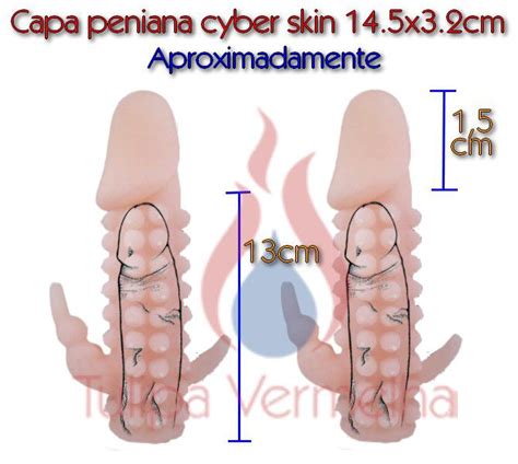 Capa Peniana Cyber Skin Extreme Rabbit X Cm Tulipa Sex Shop