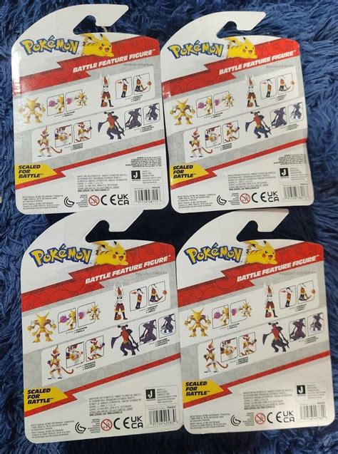 Pokemon New Battle Figures Infernape Alakazam Garchomp Cinderace