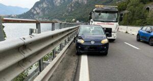 INCIDENTE IN STATALE 36 TRA ABBADIA E LECCO RALLENTAMENTI Lecco News