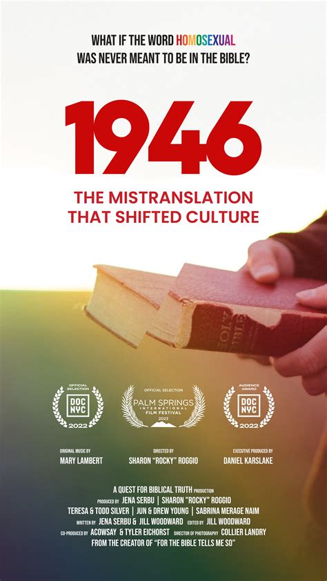 1946 | The Mistranslation that Shifted a Culture