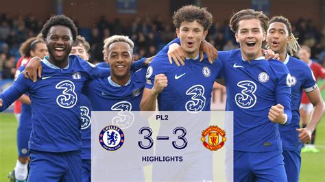 Chelsea 3-3 Manchester Utd | PL2 Highlights | Video | Official Site ...