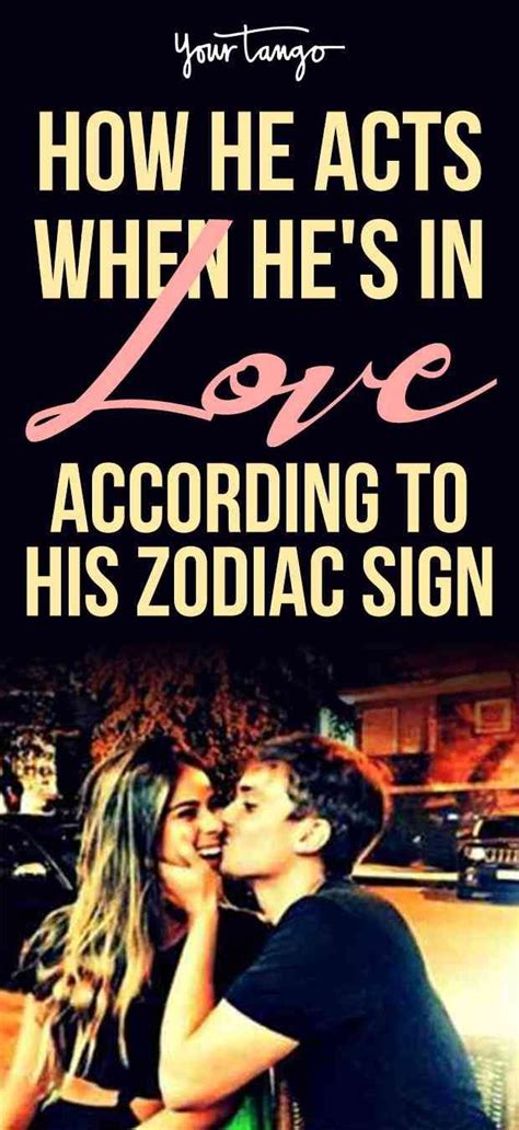 How He Acts When Hes In Loooove According To His Zodiac Sign