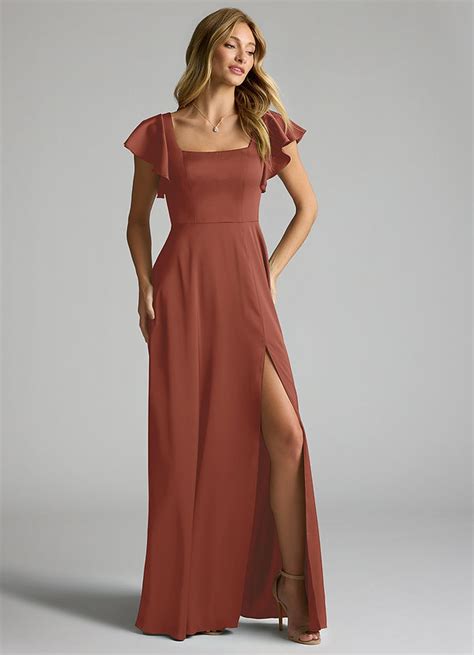 Bondi Try On Dress Sample Dress Auburn Bridesmaid Dresses Azazie CA