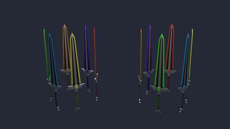 Basic Sword - Colors by Plateal on DeviantArt