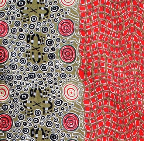 Australian Aboriginal Art Quilting Fabric by TuppysAussieFabrics