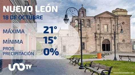 Clima En Nuevo León Para El 18 De Octubre De 2023 Unotv