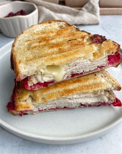 Turkey Cranberry And Brie Panini