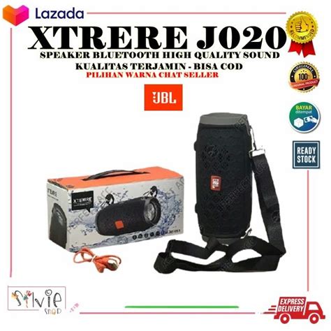 Speaker Bluetooth Jbl Xtrere J Suara Bass Mantap Speaker Bluetooth