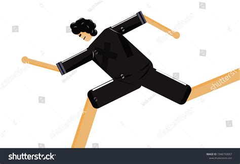 Illustration Running Man Vector Format Stock Vector (Royalty Free ...