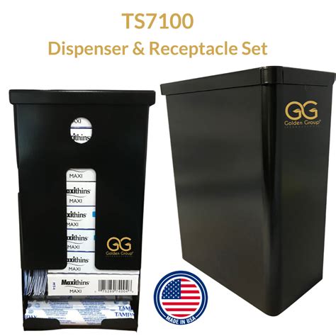 Ts7100 Tampon And Sanitary Napkin Dispenser And Disposal Receptacle Se