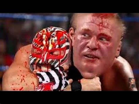 Wwe Raw Brock Lesnar Vs Rey Mysterio Full Fight YouTube