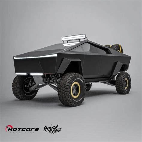 Baja Tesla Cybertruck Is a Lifted Off-Roader Rendering With Portal EV Axles