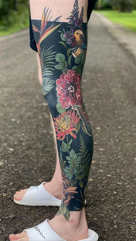 Pin By Tattoos Design On Leg Tattoos Leg Tattoos Women Full Leg