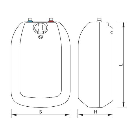 Warmwasserspeicher Druckfest Poc Luna Inox L Untertisch Kw