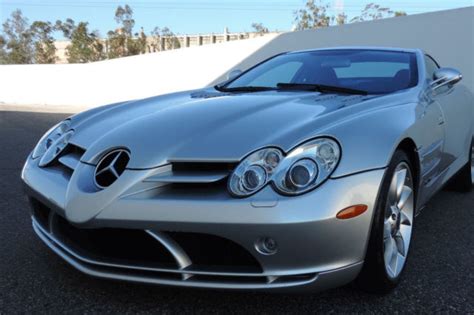 Mercedes Benz Slr Coupe Mclaren Crystal Laurite Silver With Red