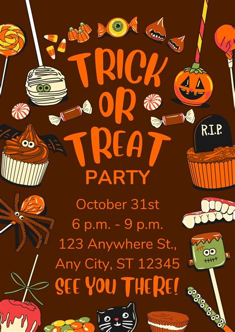 Trunk Or Treat Flyer Template