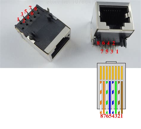 Circuit Board Connector Rj45 Pinout Circuit Diagram Symbols | Images ...