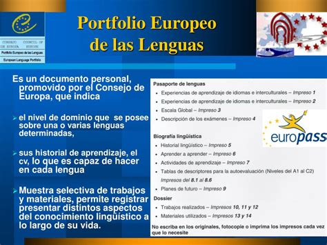 PPT Marco Común Europeo de Referencia para el Aprendizaje Enseñanza