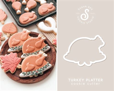 Turkey Platter Cookie Cutter Etsy