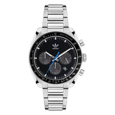 Adidas Originals Unisex Edition One Chronograph Silver Bracelet Strap