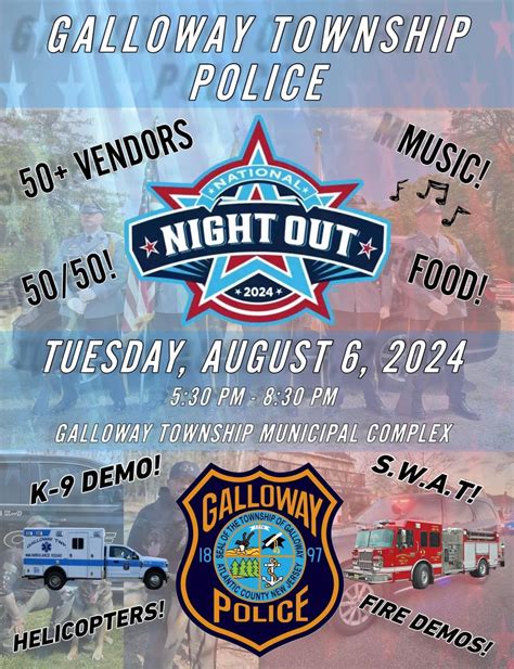 𝙅𝙪𝙨𝙩 𝙤𝙣𝙚 𝙬𝙚𝙚𝙠 𝙩𝙤 𝙜𝙤... - Galloway Township Police Department