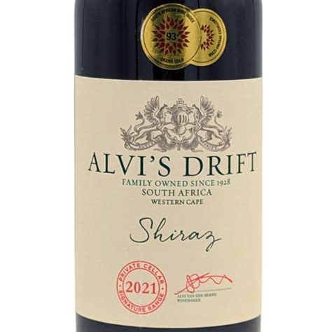 Alvi S Drift Signature Shiraz South African Wines