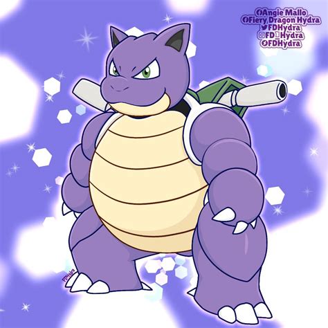 #9 Blastoise Shiny by FDHydra on DeviantArt