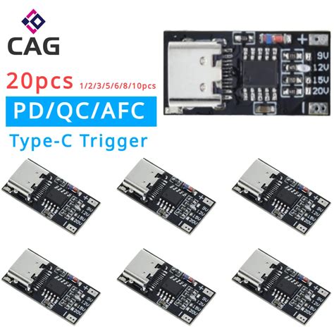 1 20PCS PD QC AFC Type C Decoy Board USB Boost Module PPS QC4 FCP AFC