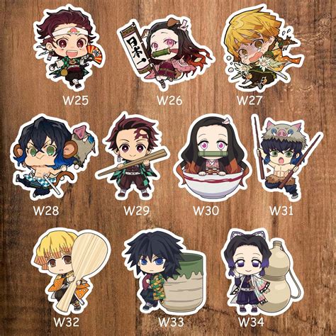 Jual Stiker Sticker Anime Lengkap Kimetsu No Yaiba Demon Slayer Seri 2