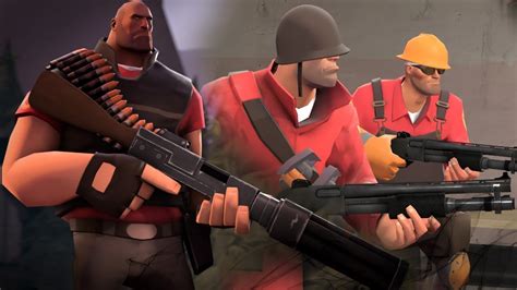 Tf2 Showcase Left 4 Dead 2 Shotgun And Concept Styled Minigun Youtube