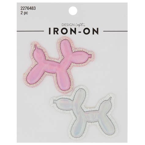 Iridescent Balloon Dogs Iron-On Patches | Hobby Lobby | 2276483