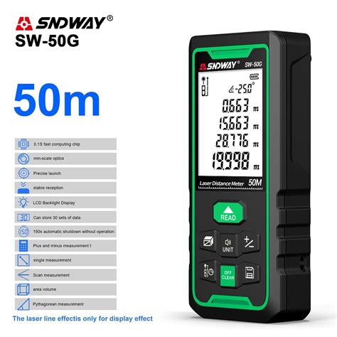 Portable Digital Laser Distance Meter 50 100m High Accuracy Measure