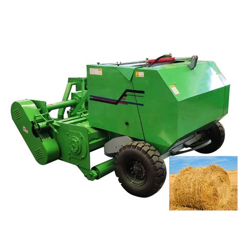 Corn Silage Round Baler Wrapper Machine Hay Straw Bale Bundle Packing