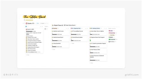 Notion Gtd Templates Getting Things Done Dashboards Gridfiti