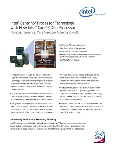 Intel Centrino | Intel | Cpu Cache