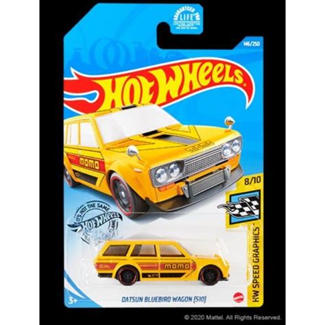 Hot Wheels Datsun Bluebird Wagon Kroger Exclusive Momo Yellow Lazada