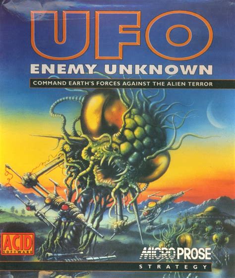 X UFO Defense Cover Or Packaging Material MobyGames