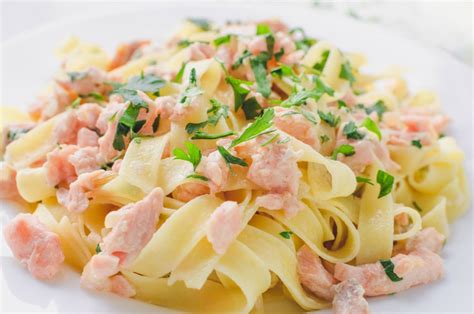 Pasta Con Salmón Maravillosa Receta Recetasfitness10com