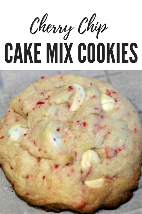 Cherry Chip Cake Mix Cookies Recipe - Cook Eat Go