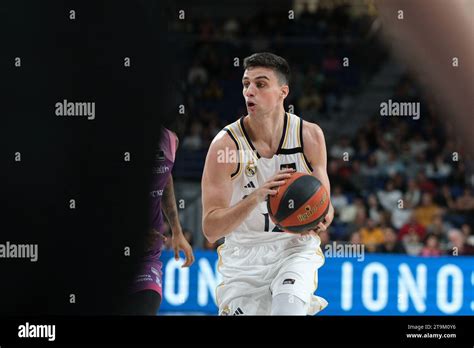 Carlos Alocen Of Real Madrid During ACB League Match Between Real