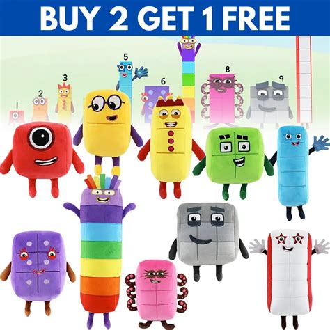 Numberblocks One And Two Playful Pals Plush Set 47 Off