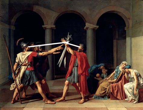 Jacques Louis David's Oath of the Horatii | Kelly Bagdanov
