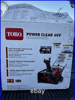 Toro 39901 Power Clear E21 Snow Blower 21 Cordless 60V Tool Only Snow