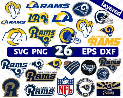 Los Angeles Rams Logo Svg La Rams Logo Png La Rams Logo Download Los Angeles Rams Cricut