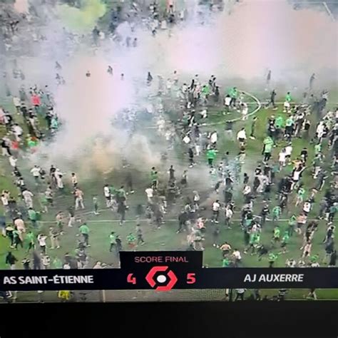 Vid O Chaos Geoffroy Guichard Apr S La Rel Gation De Saint Etienne