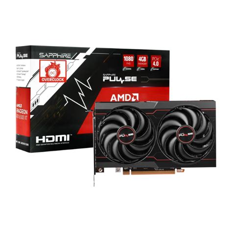 Tarjeta Grafica Sapphire Gaming Pulse Oc Radeon Rx 6500xt 4gb Gddr6