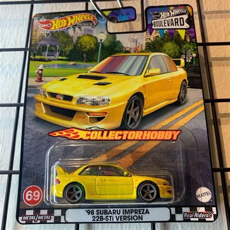 Hot Wheels Premium Subaru Impreza Sti Boulevard Shopee Malaysia