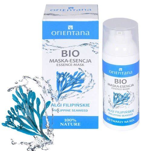 ORIENTANA Bio Maska Esencja Algi filipińskie 50ml cena opinie