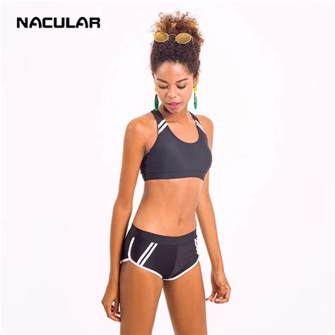 Running Bathing Suit Beachwear Sexy Fitness Bikini Beachwear Swimwear Women Aliexpress