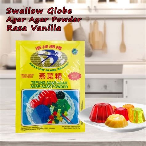 Jual Swallow Globe Agar Agar Powder Rasa Vanilla 7g Shopee